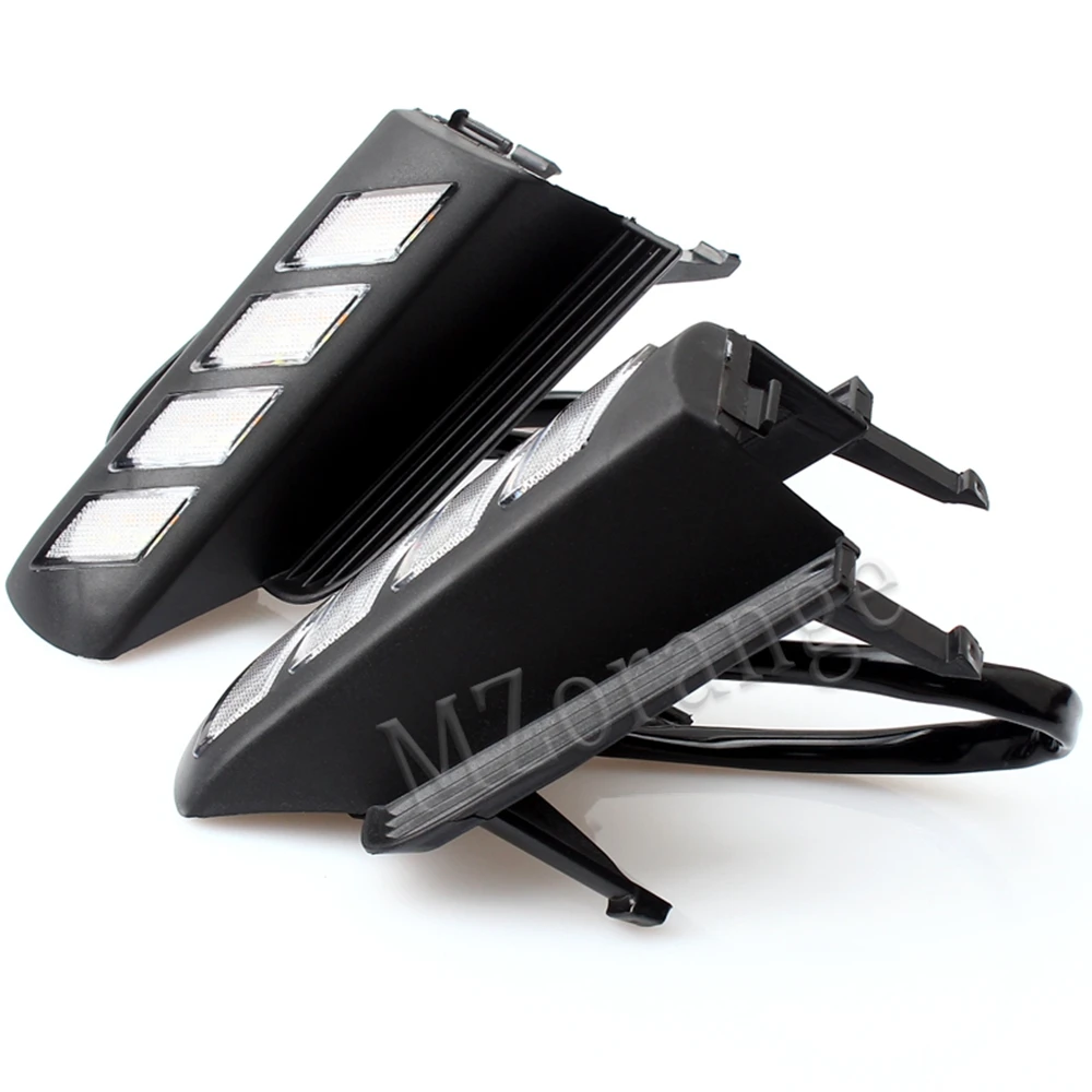 MONTFORD для Toyota Land Cruiser Prado FJ120 2003 2009 12 В DRL Габаритные огни Led спереди Противотуманные