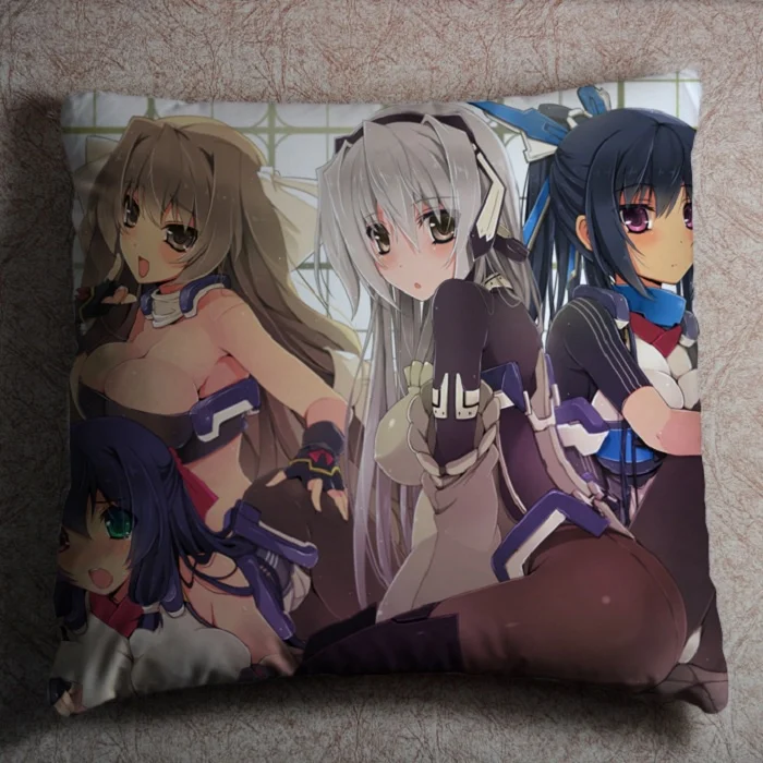 Horizon on the Middle of Nowhere Printing Japan Anime Hugging Dakimakura Cover Square Pillow Case Peach Skin 45*45cm | Дом и сад