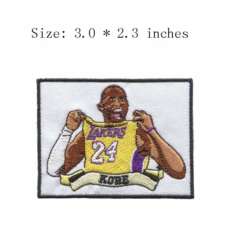 Kobe whoop embroidery patch 3.0&quot wide /game patch/for wholesale/Popular | Дом и сад