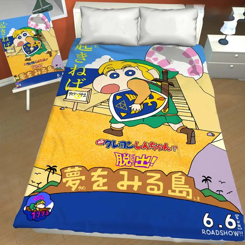 11 1 шт. простыня Crayon Shin-chan аниме простыня с печатным рисунком украшение для детской спальни простыни, постельное белье(без наволочки - Цвет: 11