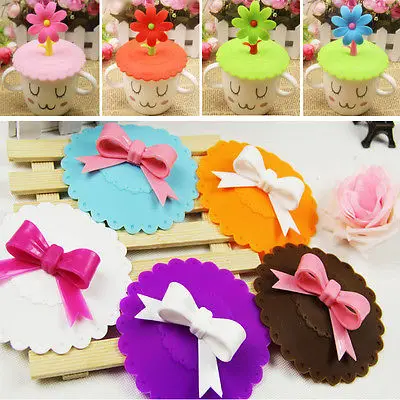 Силиконовая Милая Пылезащитная чашка с подсолнухом кофейная герметичная на