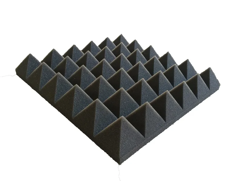 

8 PCS Acoustic Pyramid Studio Ceiling 30 x 30cm Soundproof Foam,Charcoal Color