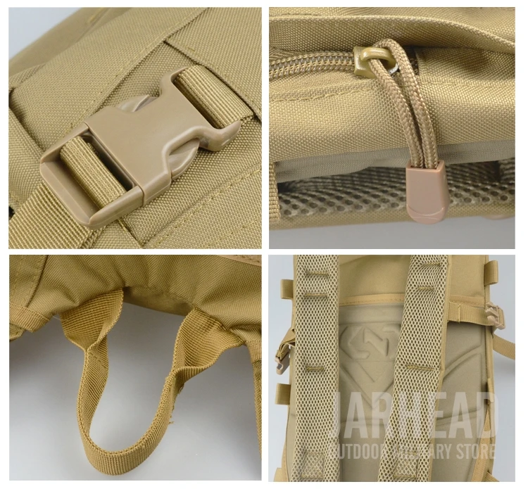 2.5L Открытый Рюкзак Molle военный тактический гидратор сумка Велоспорт воды мешок кемпинг езда Пешие прогулки Оксфорд Верблюд Сумка для воды