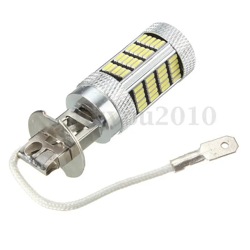 H3 4014 светодиодный 92 SMD высокомощная Автомобильная противотуманная фара дальнего света лампа белого и голубого цвета