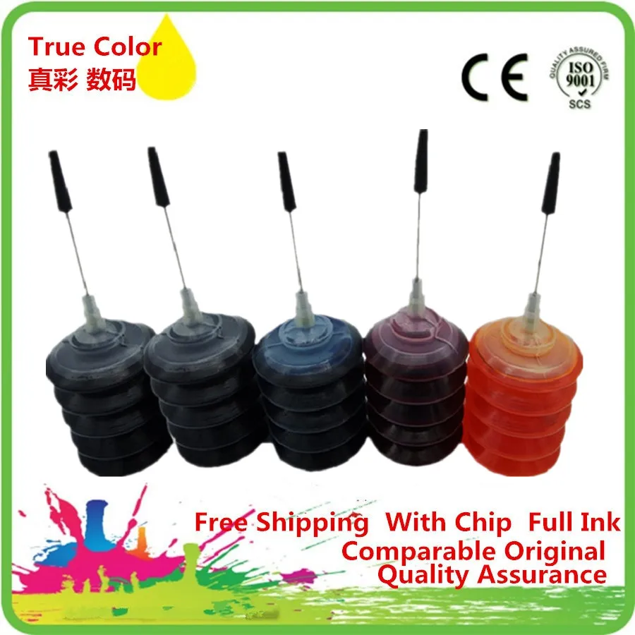 30ML 1SET 1BK PGI-425BK специализированные краски для многоразовый СНПЧ картридж для принтера Canon принтерам PIXMA IP4840 IX6540 MG5140 MG5240 MX884 принтер - Цвет: 30ML 1SET 1BK