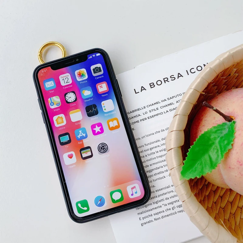 Для iphone XR XS max X мультфильм чип и Дейл ремешок мягкий чехол для телефона 8plus 7 7plus 6 6S