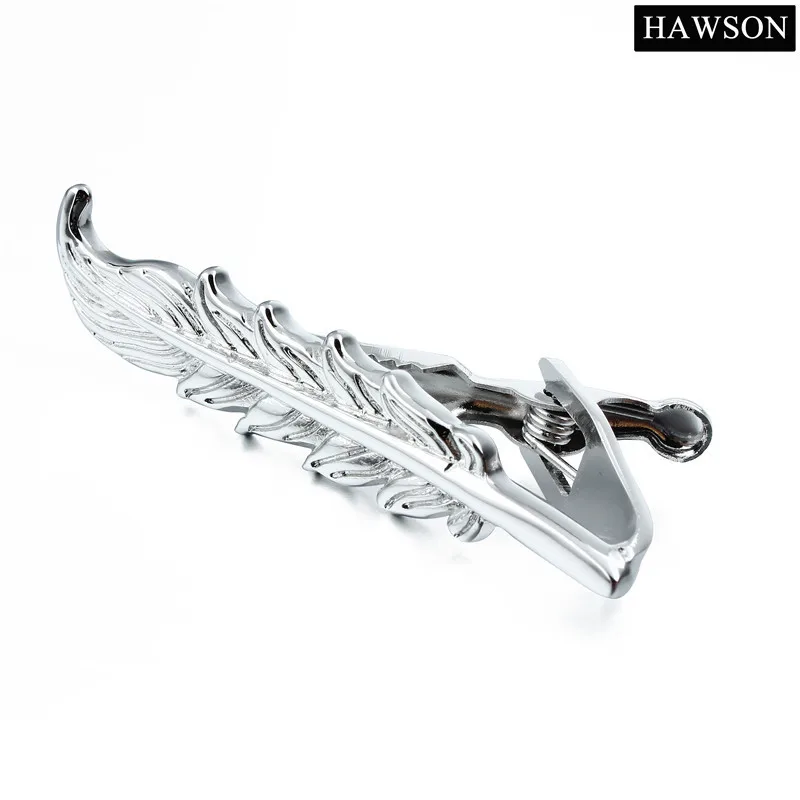 Бесплатная доставка зажим для галстука в форме листа 1 9 дюйма мужская рубашка с