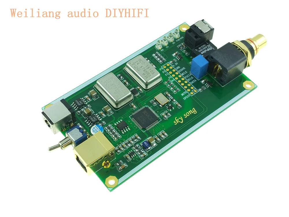 XMOS XU208 асинхронный USB SPDIF звуковая карта коаксиальный Оптический выход цифровой интерфейс IIS DSD256 spdif dop64 для hifi аудио