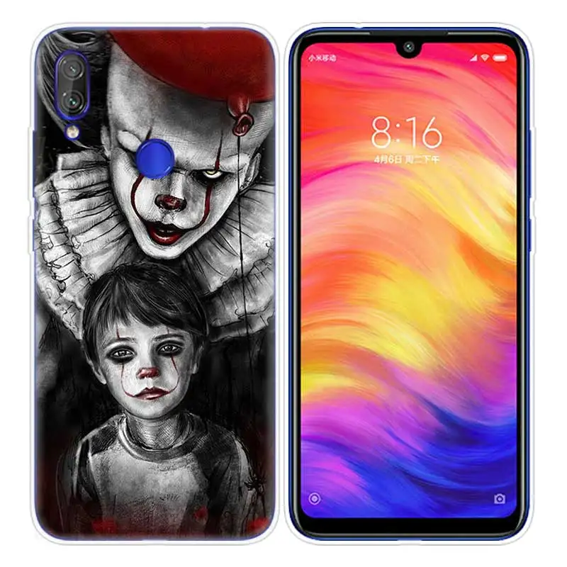 06 Чехол Pennywise с рисунком клоуна для Xiaomi mi Play 8 A2 6X, чехол для Red mi 6 6A Note 7 6 5 4 4X Lite Pro, задняя крышка - Цвет: 06