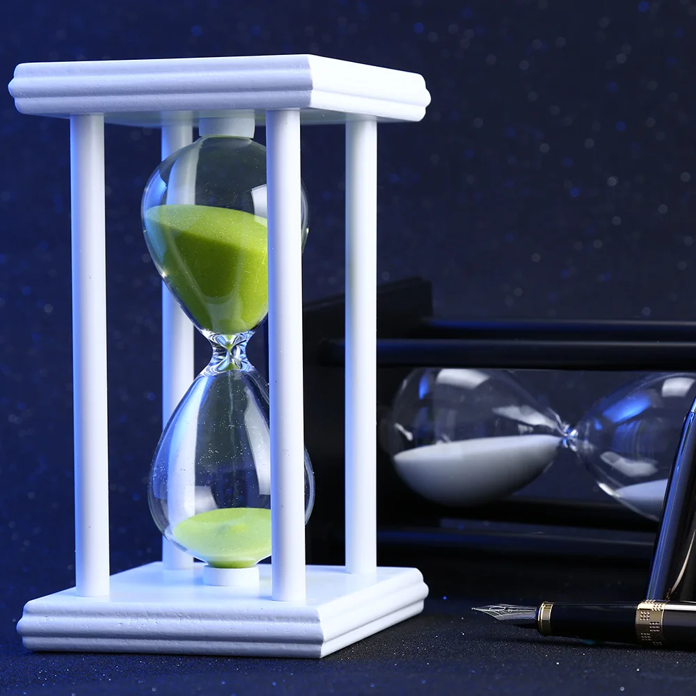 30 минут красочные Песочные часы Таймер-часы деревянная рамка украшения для дома креативный подарок