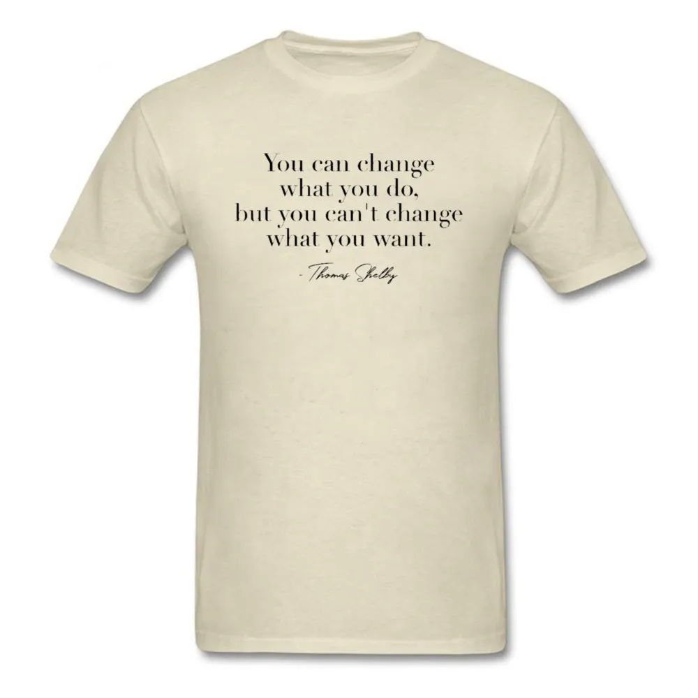 Приталенная Мужская футболка с принтом Шелби надписью Shelby Quote Tees 100%