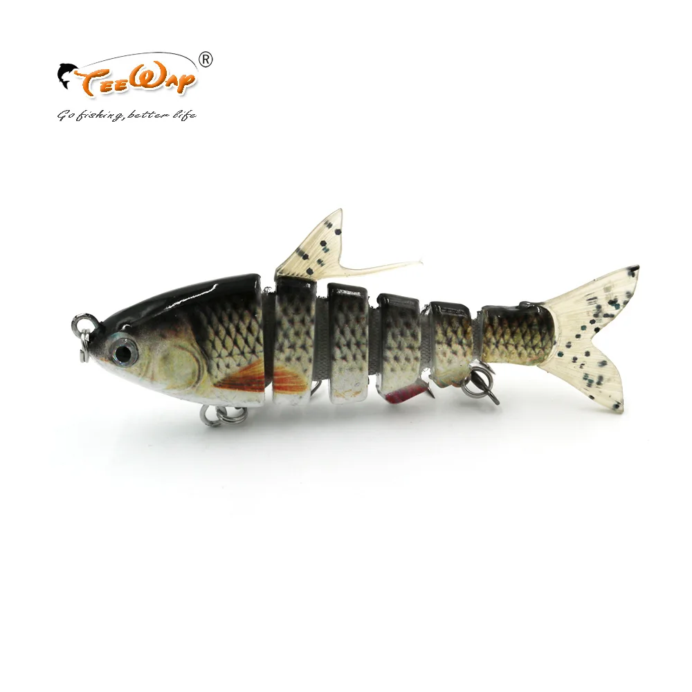 1 шт. 10 см 17 г рыболовные приманки Isca искусственная приманка 6 сегментов Swimbait Crankbait