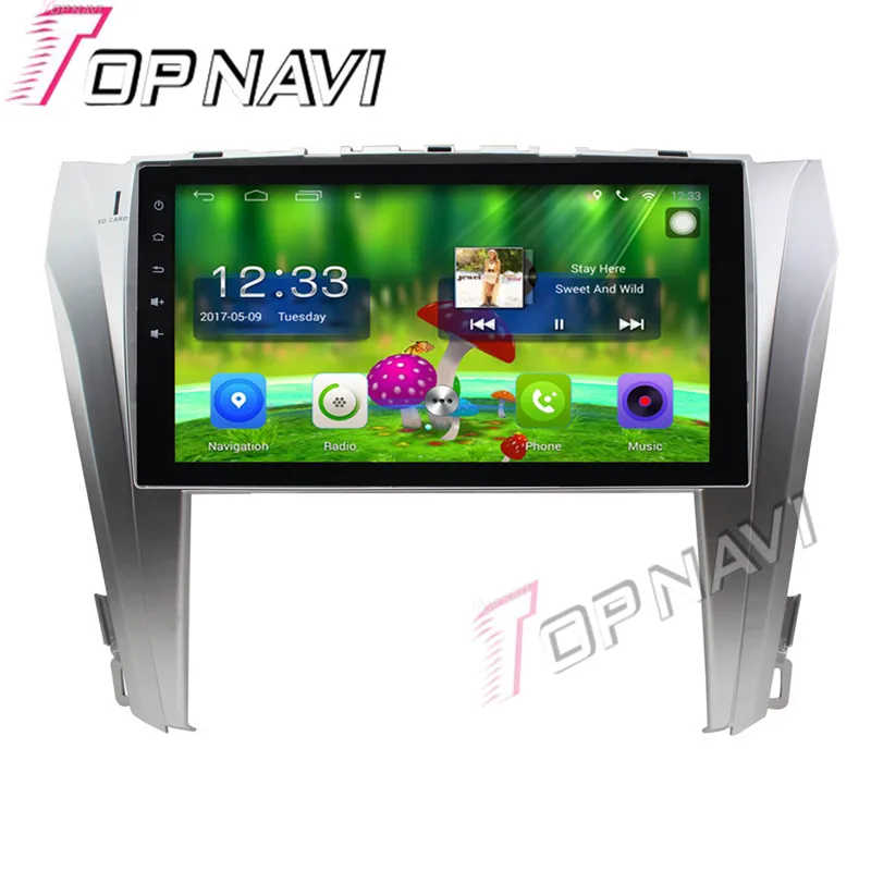 Topnavi 10 1 ''четырехъядерный Android 6 0 Автомобильный GPS-навигатор для TOYOTA Camry 2015