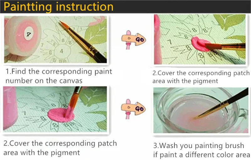 Безрамное изображение парусника Diy масляной Набор для рисования по номерам