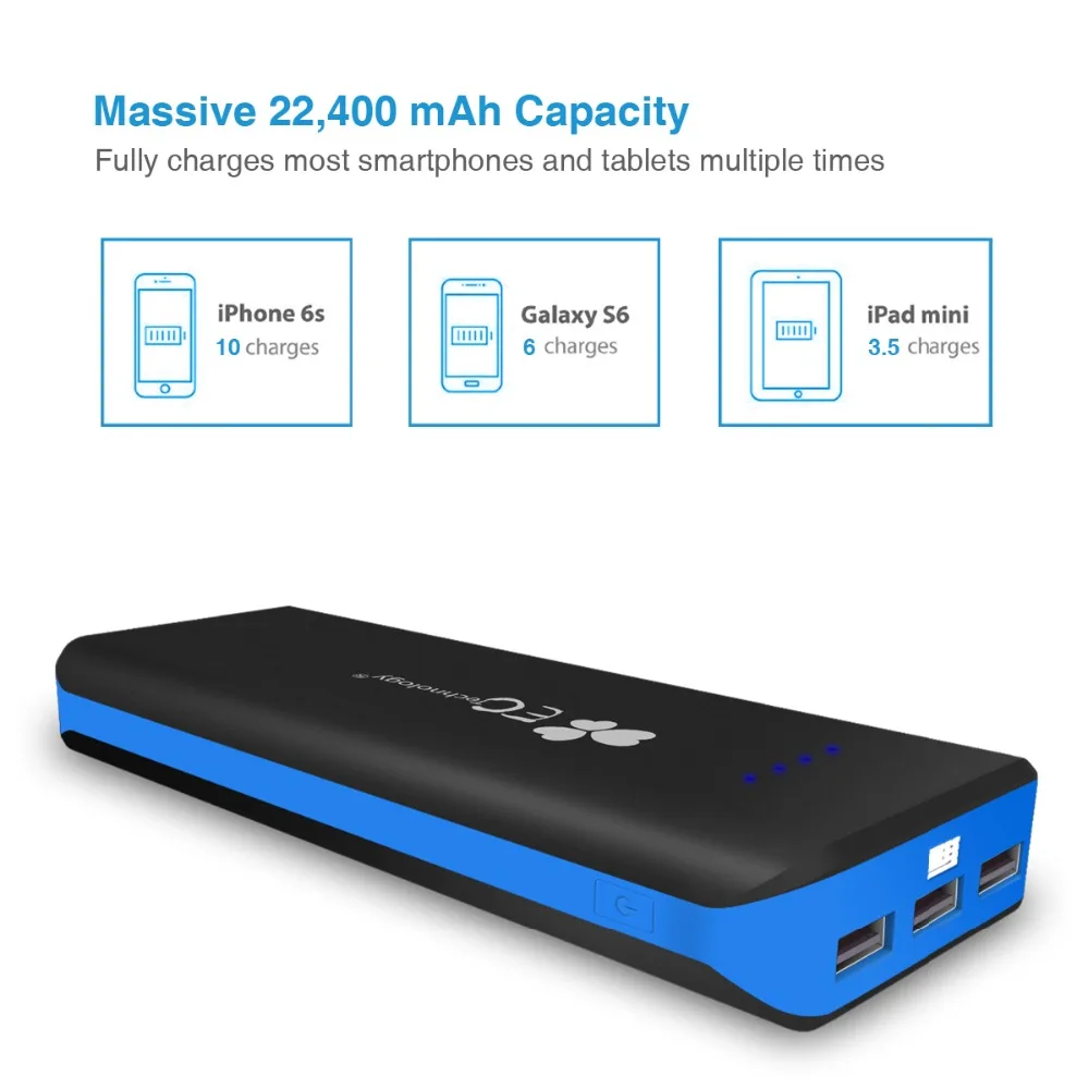 18650 Мощность Bank USB Зарядное устройство Батарея Pack 20000 мАч Комплекты внешних