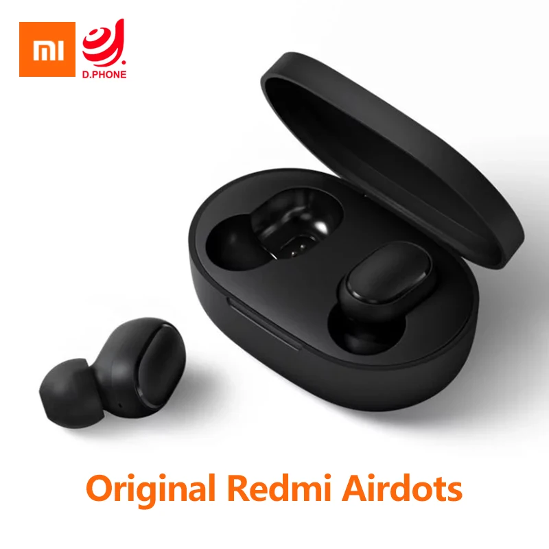 Redmi AirDots Xiaomi AirDots Молодежная версия Redmi Airdots TWS Bluetooth наушники беспроводные наушники-вкладыши зарядка наушники гарнитура с микрофоном - Цвет: Redmi AirDots
