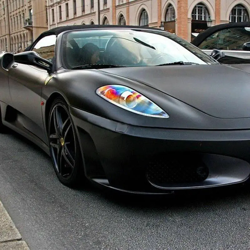 1х матовая Автомобильная Черная Виниловая пленка для автомобиля сделай сам