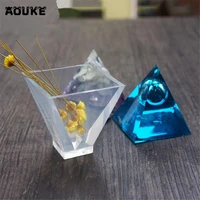 crystal geometric jewelry mold pendant silicone ornament resin craft making diy hand craft tool