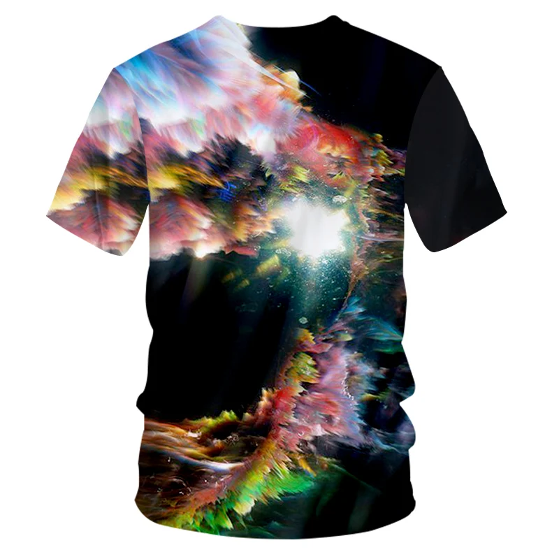 Мужские футболки UJWI с коротким рукавом круглым вырезом и принтом 3d крутая