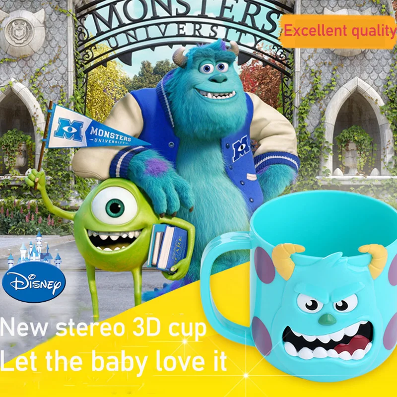 Disney детская Крытая чашка для ребенка молока рта 3D симпатичная ручка питья | Мать и