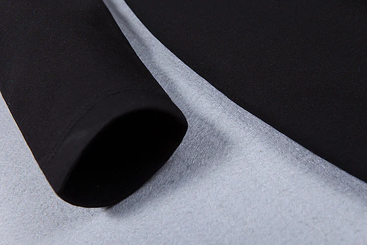 INDRESSME новые черные платья макси с глубоким v-образным вырезом и длинным рукавом с разрезом осень Длина до пола