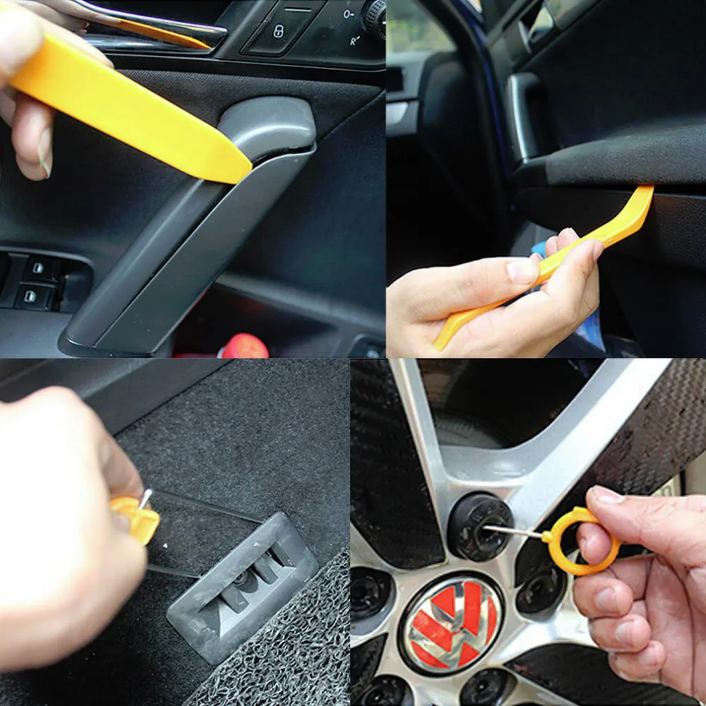 Инструмент для снятия автомобильной магнитолы VSTM 4 шт. клипса двери автомобиля