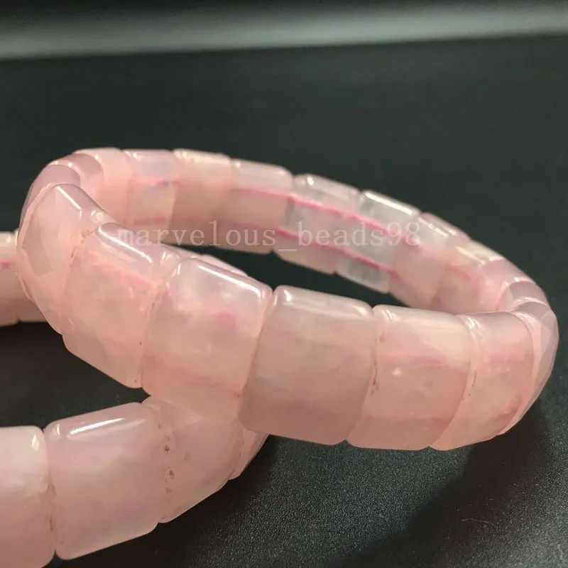 Pink Crystal G8305 Граненый кристалл мукаит тигры глаз Flourite Голубой песок лазурит авантюрин Jaspe Кристалл Эластичный браслет из бисера браслет SWB604 - Окраска металла: Pink Crystal G8305