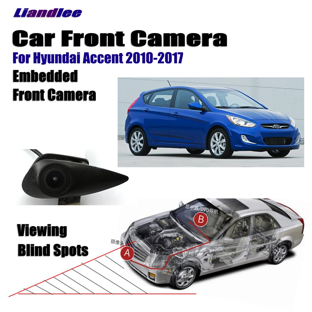 Car Front View Camera For Hyundai Accent 2010-2017 2015 Not Rear Backup Parking CAM HD CCD Night Vision | Автомобили и мотоциклы