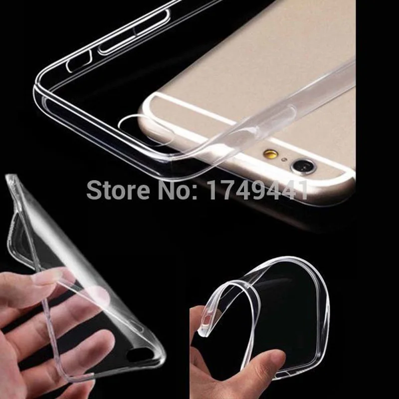 

Ultra Thin Transparent Crystal Clear Soft TPU Case Skin Cover For iPhone 6 6S
