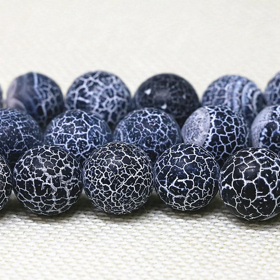 Натуральный Камень Черный выветривающийся матовый агатовый сердолик круглые