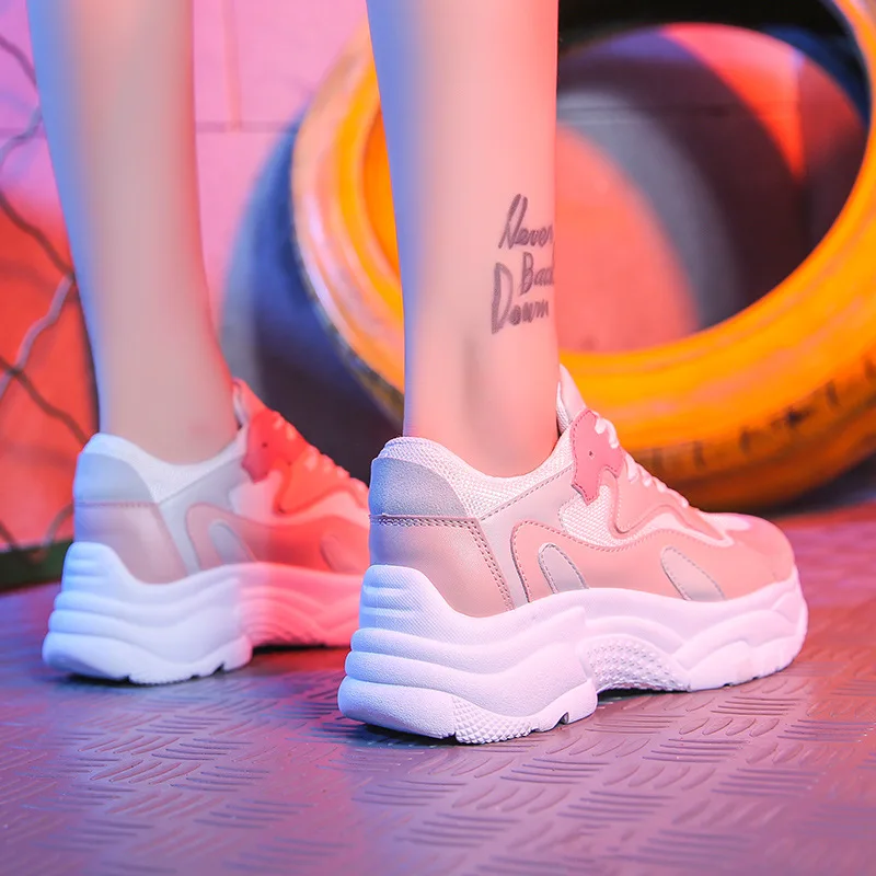 Женская обувь для бега весна осень 2019 сетчатая женская zapatillas mujer спортивная на