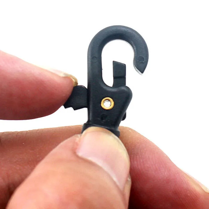 10 шт. мини нейлоновая подвесная пряжка Quick Hook брелок для рюкзака аксессуары