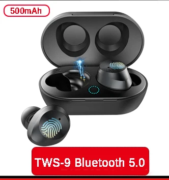 T10 TWS Bluetooth наушники гарнитура настоящая Беспроводная зарядка Bluetooth V5.0 пояс Зарядка сокровище наушники настоящие беспроводные наушники