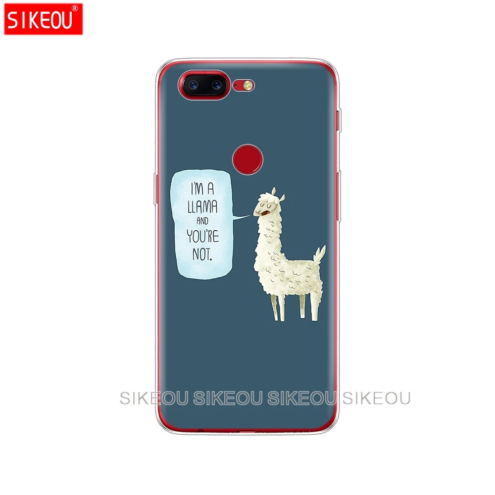 Силиконовый чехол для телефона Oneplus one plus 6 5T 5 3 A3000 A5000 милый альпака|Бамперы| |