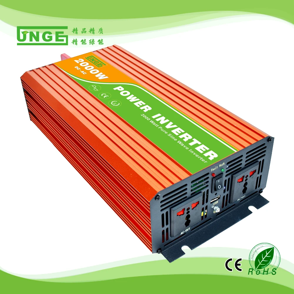 2KW/2000W 12/24/48V до 100/110/120/220/230/240VAC 50/60Hz жилой дом высокочастотное Использование Чистая