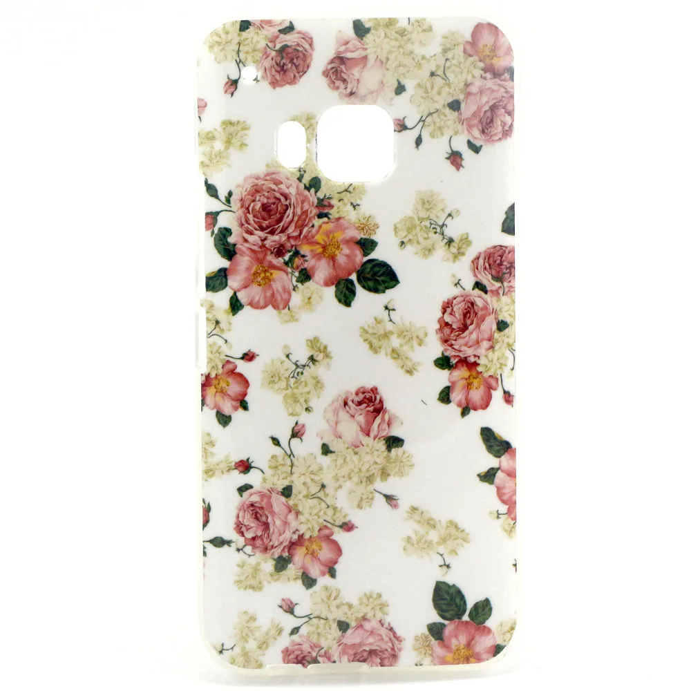 Для HTC One M9 высокое качество тонкий мультфильм сова кошка медведь слон цветок тпу