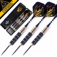 cuesoul 3pcsset professional free carry box 24g steel tip darts with brass dart barrelsfree shipping