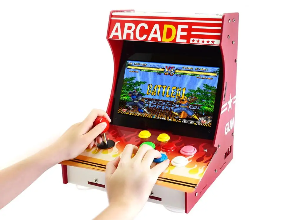Waveshare аркадная машина Raspberry Pi 3B+ контроллер поддерживает RetroPie KODI 10," ips экран 2,4 ГГц/5 ГГц двухдиапазонный WiFi