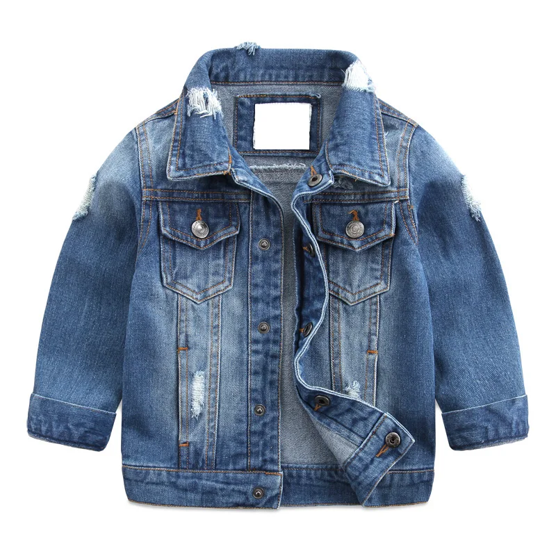 Новинка Весна 2020 детские куртки модные повседневные джинсы для мальчиков