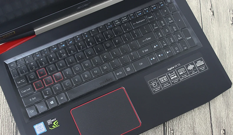 ТПУ Ультра защитный чехол для клавиатуры для 15," acer Predator Helios 300 | Nitro 5 игровой ноутбук AN515 | Aspire VX 15 VX5-591G