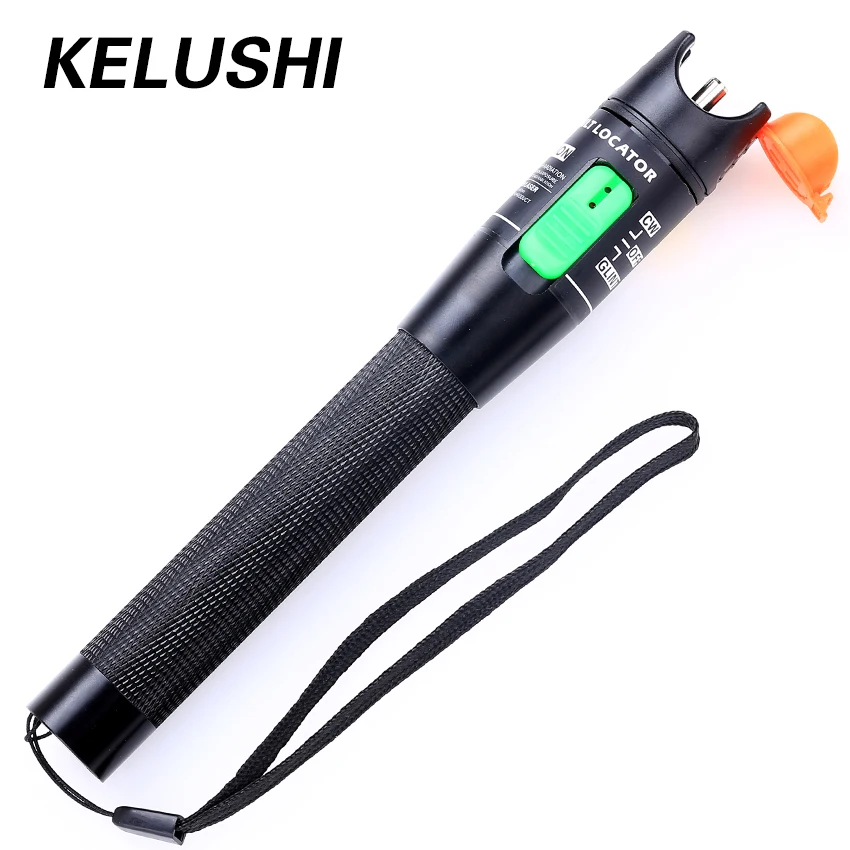 KELUSHI Metal Fiber Optical Cable Tester30mw Fiber Optic Visual Fault Locator 30km with 2.5mm Connecotor