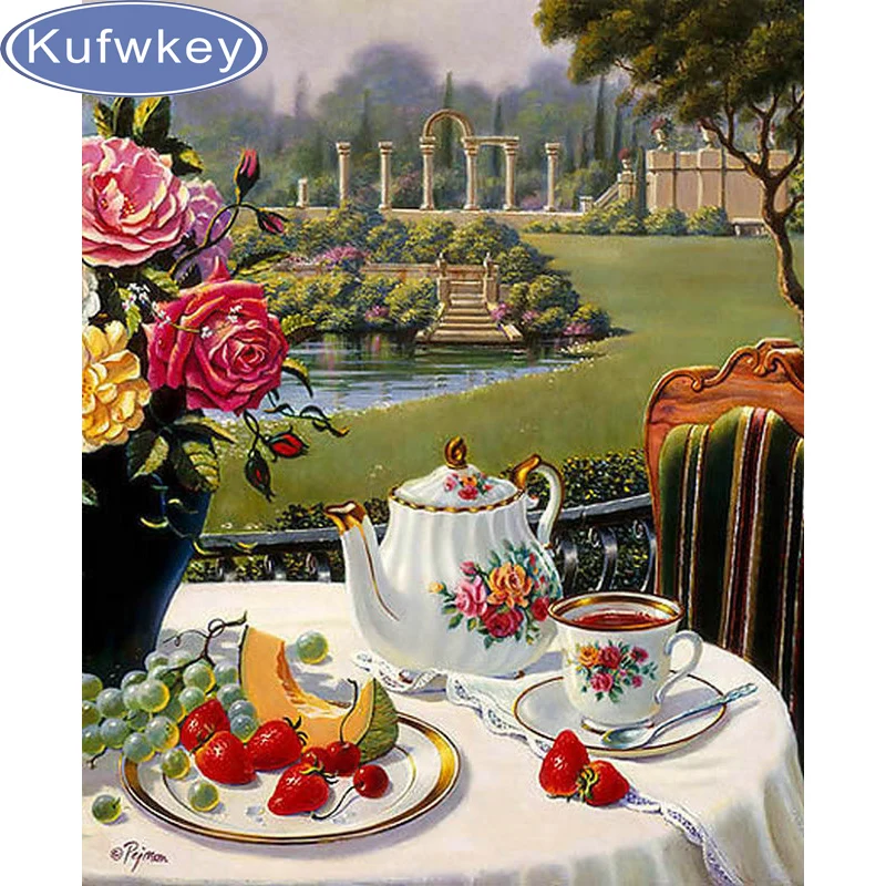 Новый Алмазная мозаика алмазная вышивка бисером Натюрморт Фрукты 5d diy бриллианты