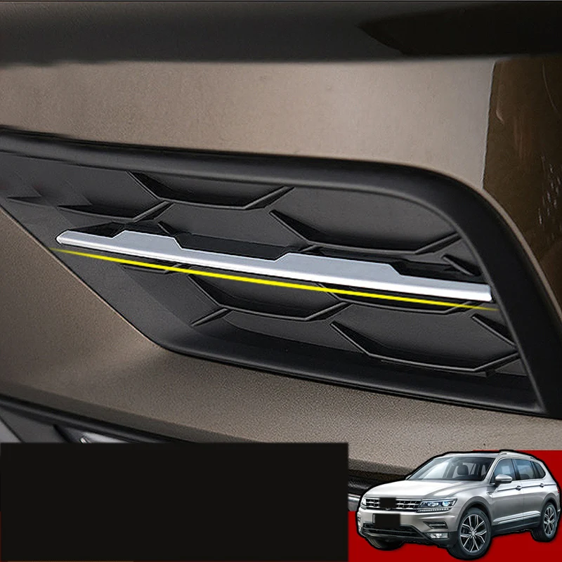 Автомобильный Стайлинг для Фольксваген Tiguan mk2 2016 2017 2018 передняя противотуманная