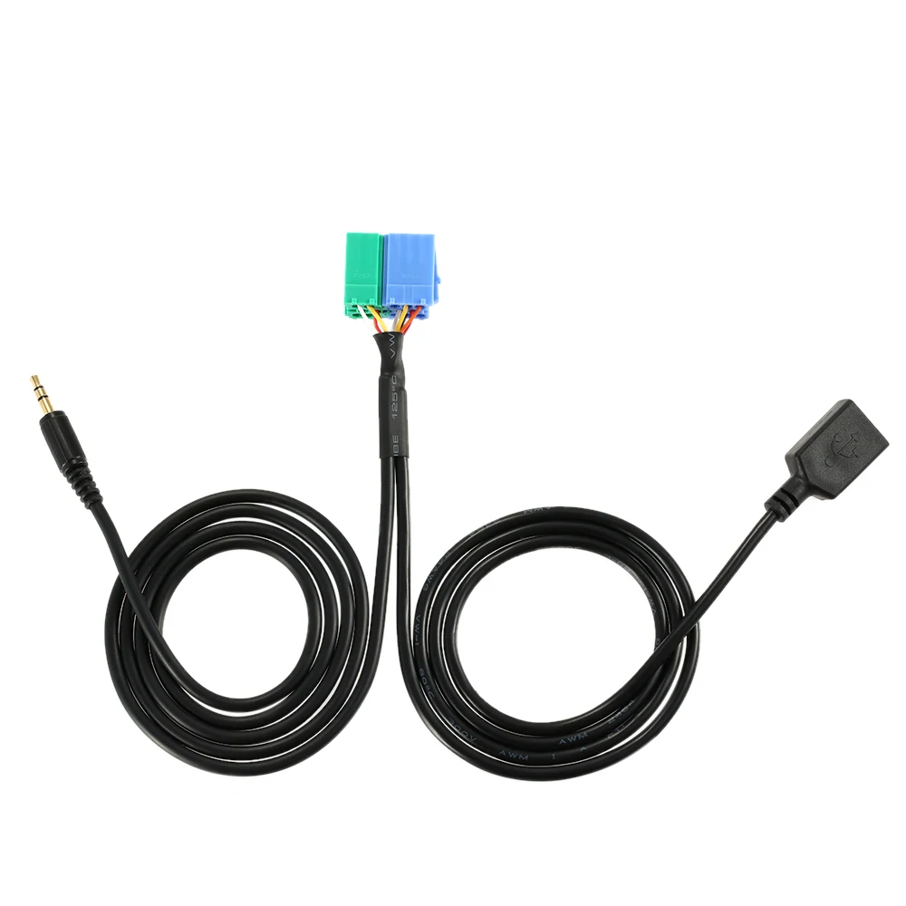2016 Профессиональный 3 5 мм Aux USB входной кабель аудио адаптер для iPod iPhone 6S 6 Plus 5S 5C MP3