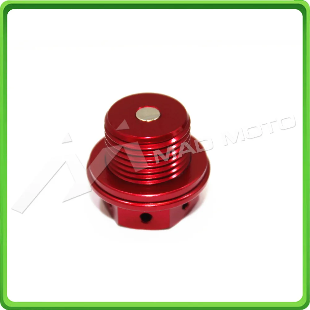 

Magnetic Oil Drain Sump Plug M14 x 1.25mm Oil Drain Bolt M14*1.25mm For Suzuki GSX1300R Hayabusa 1999-2017 RF600R All Years RED