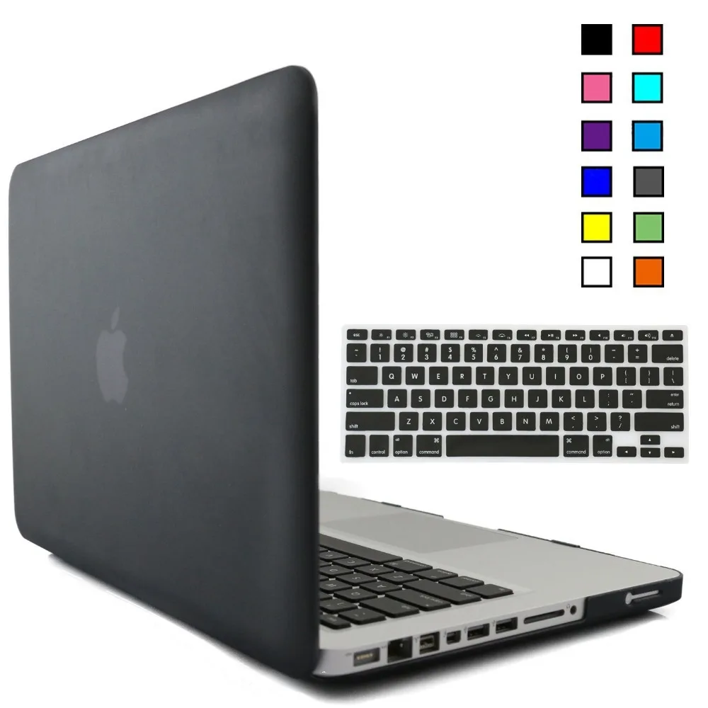 Rubberized Matte Shell Hard Protective Case Cover + Silicone Keyboard Skin For Macbook Pro Retina 13&quot 15&quot inch Laptop cases |