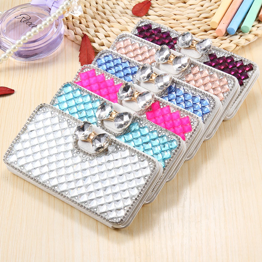 Чехол kisscase для Samsung Galaxy Note 4 5 A5 A7 S5 6 S6 Edge Plus Sony Z3 флип держатель Роскошный блестящий