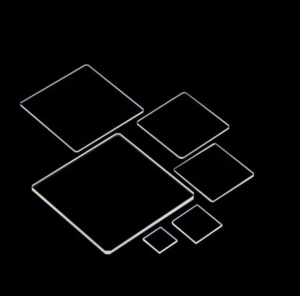 Оптическая кварцевая кювета и прозрачная пластина|Пробирка| |