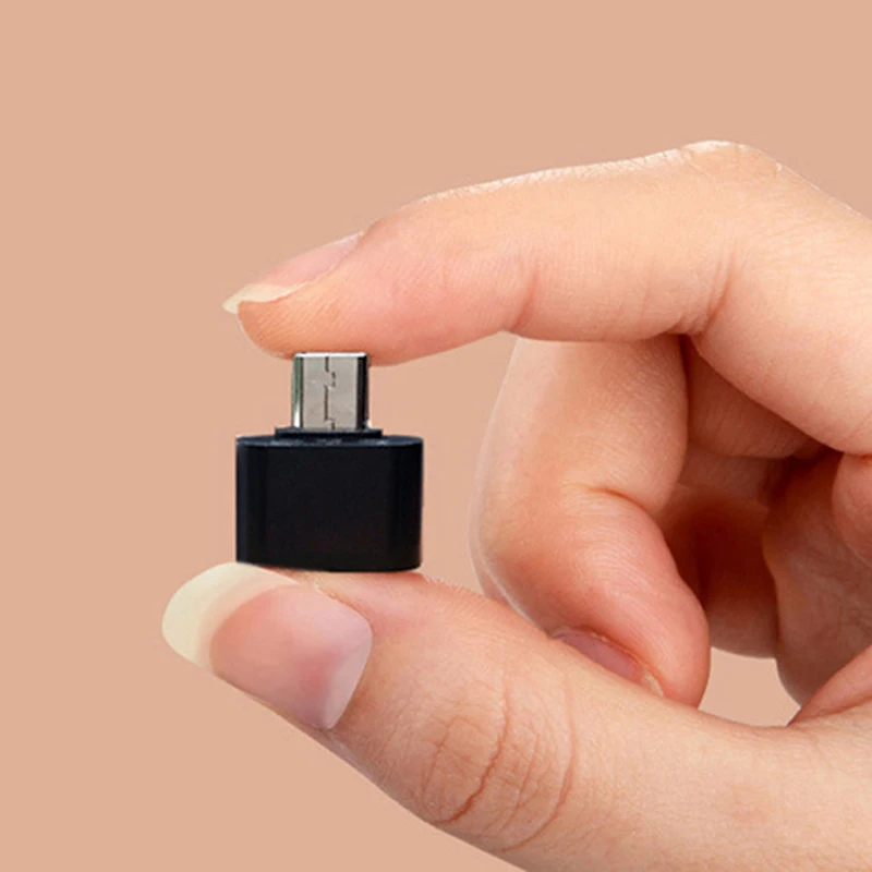 Переходник Mini 2*1 8 см папа USB Мама адаптер OTG конвертер для Huawei Xiaomi Android смартфонов и