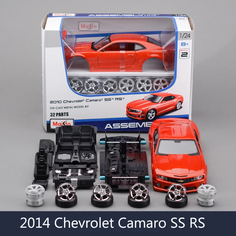 1:24 Camaro RS model Alloy Toy Vehicle Muscle Cars Car Metal Collectible Models toys For Gift | Игрушки и хобби